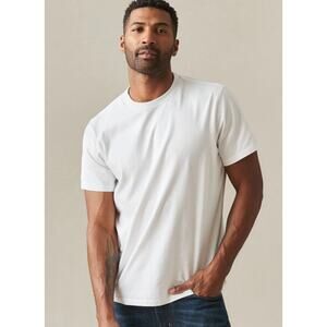 American Giant Midweight Tee Shirt Crew Neck Short Sleeve White Size Small